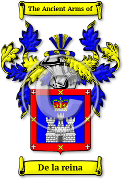 De la reina Family Crest Download (jpg) Legacy Series - 150 DPI